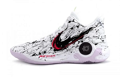 Nike KD Trey 5 IX Venom Abyss Mid top Basketball Shoes Unisex Red White