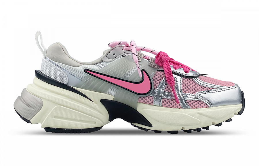 Nike V2K Run Breathable Low top Running Shoes Women's White Pink Silver купить в интернет-магазине Yoocart с быстрой доставкой по России.