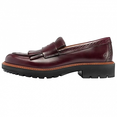 Ecco Urban Oslo Loafers 4.5cm Women's Dark Gemstone Red