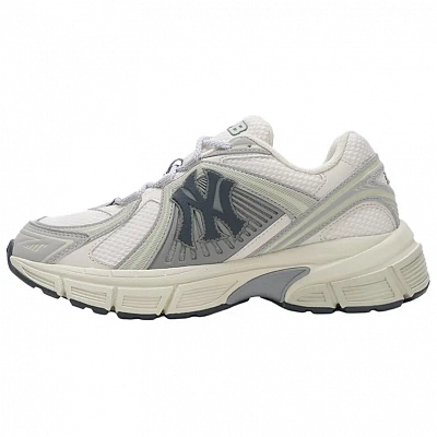 MLB Cushioning Abrasion Resistant Breathable Low top Casual Shoes Unisex Ivory