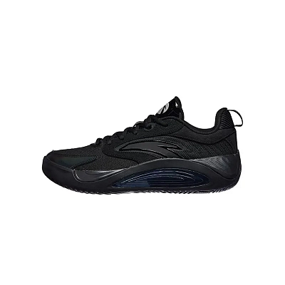 Anta Wear resistant And Lightweight Low top Basketball Shoes Men's Basic Black