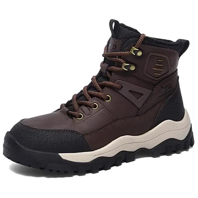 Jeep Short Outdoor Boots Men's Tan