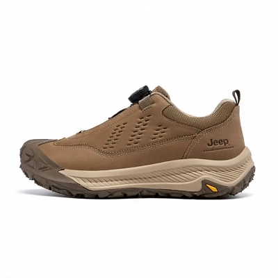 Jeep Low Top Outdoor Shoes Men's Tan
