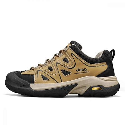 Jeep Low Top Hiking Shoes Men's Earth Yellow