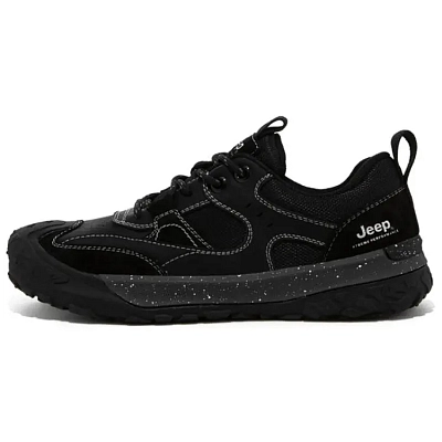 Jeep Low-Top Trekking Shoes Men Black