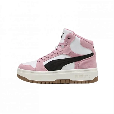 PUMA Rebound Femme Slip Resistant Mid top Skateboard Shoes Women's Pink