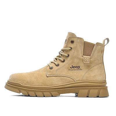 Jeep Short Martin Boot Ankle Length Men's Camel