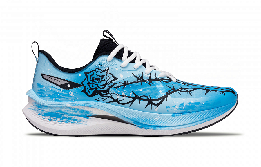 LINING Red Hare 7 Pro Running Shoes Men's Low top Pink Blue купить в интернет-магазине Yoocart с быстрой доставкой по России.