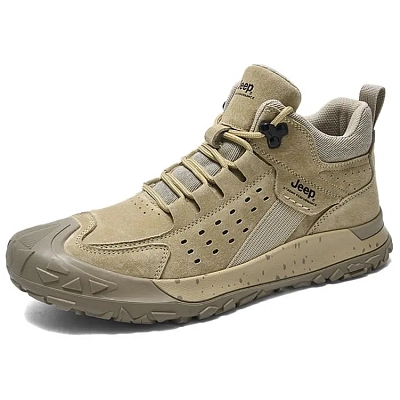 Jeep Theme Series Mid Top Hiking Shoes Men's Sand