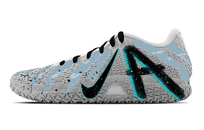 Nike Ja Morant 3 Blue Moment Abrasion Resistant Low top Basketball Shoes Unisex Blue Black