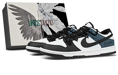 Nike Dunk Coverage Cushioning Impact Resistance Low top Skateboard Shoes Unisex