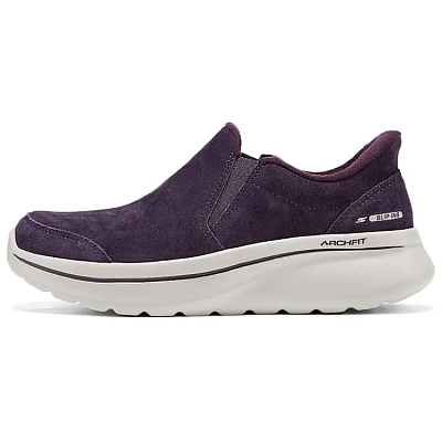 Skechers Women's GO WALK Abrasion Resistant Breathable Low top Casual Shoes Women's Purple