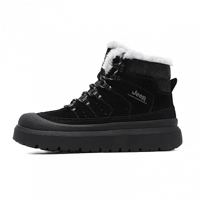 Jeep Short Snow Boots Men's Black