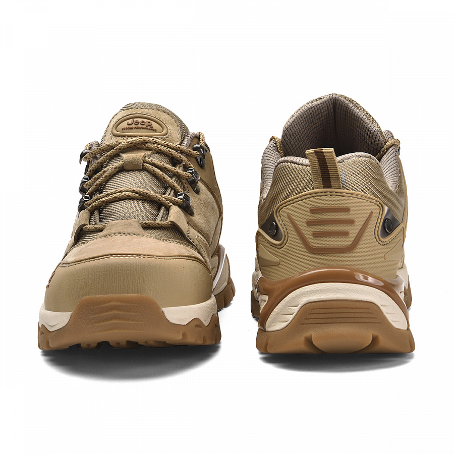 Jeep Mountaineering & Hiking Shoes Men's Low top Khaki/Black купить в интернет-магазине Yoocart с быстрой доставкой по России.