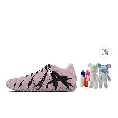 Nike Ja Morant 3 Shadow Of The Wind, Fluid Bear Abrasion Resistant Low top Basketball Shoes Unisex Black Pink