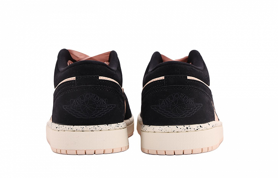 Jordan Air Jordan 1 Cushioning, Wear Resistant Low top Vintage Basketball Shoes Women's Black Pink купить в интернет-магазине Yoocart с быстрой доставкой по России.