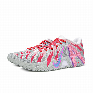 Nike Ja Morant 3 Abrasion Resistant Breathable Low top Basketball Shoes Unisex Gray Pink 2 4294536