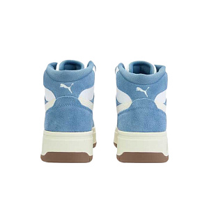 PUMA Rebound Femme Slip Resistant Mid top Skateboard Shoes Women's Blue 3 4294596