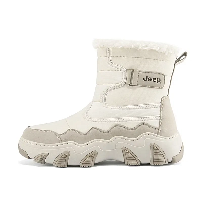 Jeep Wear-Resistant Short Mid-Calf Snow Boots Men's
