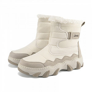 Jeep Wear-Resistant Short Mid-Calf Snow Boots Men's 1 4294610