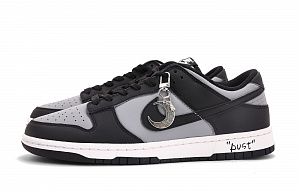 Nike Dunk Coverage Slip Resistant And Abrasion Resistant Low top Skateboard Shoes Unisex Black Gray 2 4294643