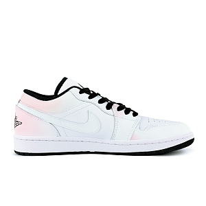 Jordan Air Jordan 1 Cushioning, Wear Resistant Low top Vintage Basketball Shoes Women's Pink White 2 4294667