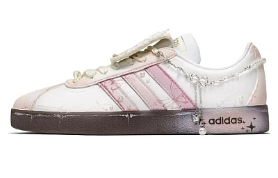 Adidas VL Court 2.0 Skateboard Shoes Unisex Low top White