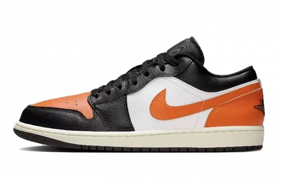 Jordan Air Jordan 1 Abrasion Resistant Coverage Low top Vintage Basketball Shoes Men's Black Gray купить в интернет-магазине Yoocart с быстрой доставкой по России.