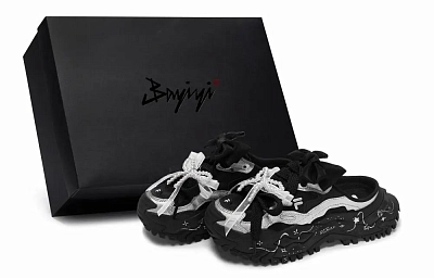 FILA FUSION BIANCO Abrasion Resistant Closed Toe Slippers Women's Black Silver