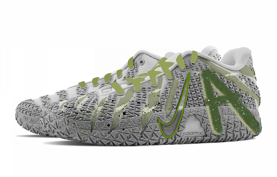 Nike Ja Morant 3 Lush Forest Abrasion Resistant Low top Basketball Shoes Unisex Gray Green купить в интернет-магазине Yoocart с быстрой доставкой по России.