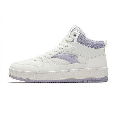 Anta Year One High Top High top Women's Shoes Women's Ivory White/Light Purple Gray