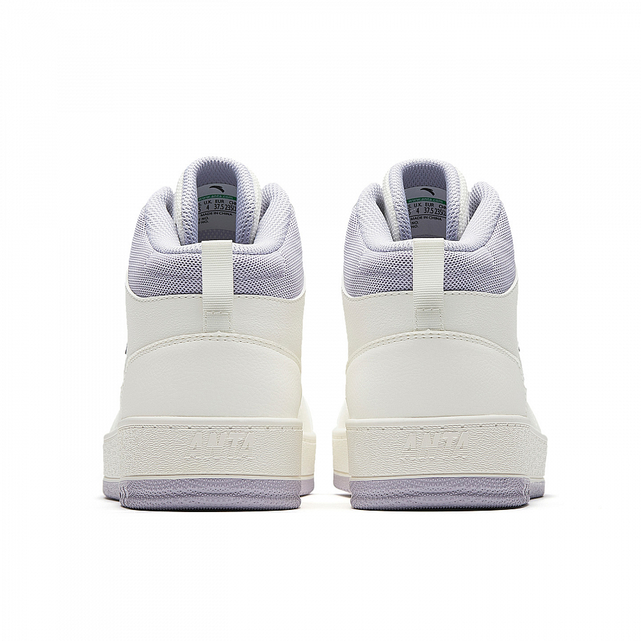 Anta Year One High Top High top Women's Shoes Women's Ivory White/Light Purple Gray купить в интернет-магазине Yoocart с быстрой доставкой по России.