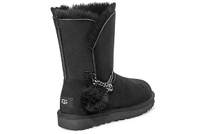 UGG Classic Mini Charms Black Women's 3 4298144