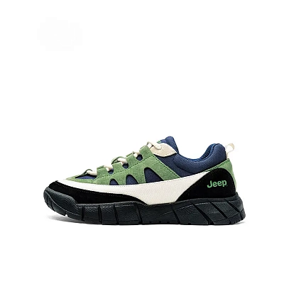 Jeep Cushioning, Abrasion Resistant, And Waterproof Outdoor Shoes Women's Black Green