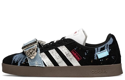 Adidas Neo Vl Court Classic Skateboard Shoes Unisex Low top Black/Blue