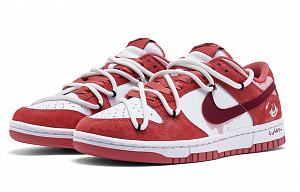 Nike Dunk Low Women's 'Valentine's Day' Special Box Low top Skateboard Shoes Women's Pink Fuchsia 3 4319478