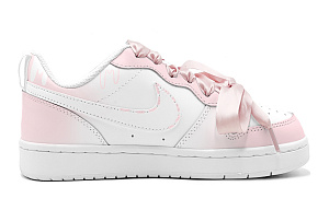 Nike Court Borough Strawberry Sweetheart, Sweet Style, Girl's Heart Slip Resistant Low top Skateboard Shoes GS Pink 2 4319616