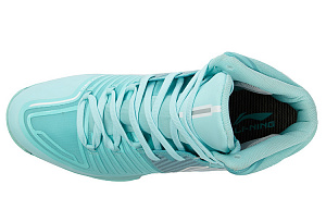 LiNing Speed 1 Cushioning Anti-Slip And Wear-Resistant Breathable Coverage High-Top Basketball Shoes Men's Mint Green 2 4319715