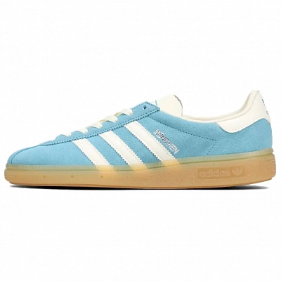 Adidas Originals Munchen Abrasion Resistant Low top Skateboard Shoes Women's Blue