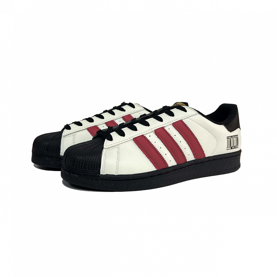 Adidas Originals SUPERSTAR Red Velvet Shell Abrasion Resistant Low Top Skateboard Shoes Unisex Black купить в интернет-магазине Yoocart с быстрой доставкой по России.