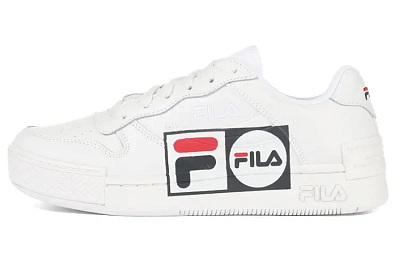 FILA FX 100 Bumper Script Low top Skateboard Shoes Unisex White