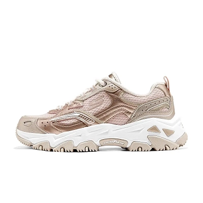 Skechers D'LITES Hiker Breathable Support Low top Outdoor Shoes Women's Rose Gold