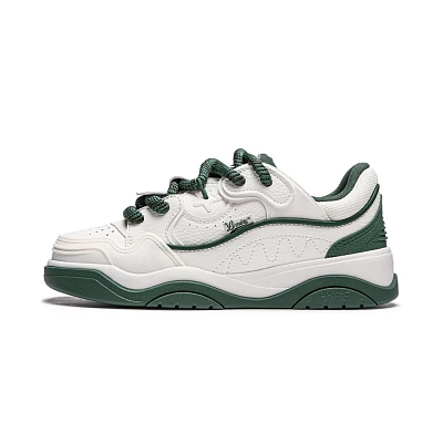 LiNing Journey 2.0 Low Top Skateboard Shoes Men's White Green