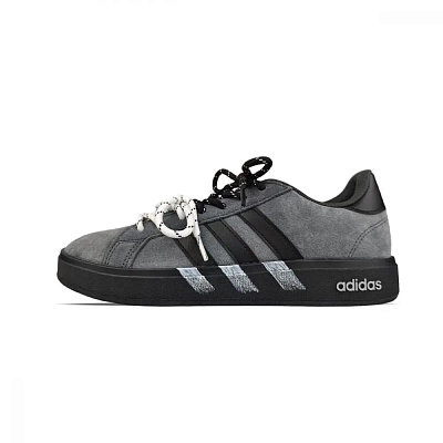 Adidas Grand Court Base 00s Low top Skateboard Shoes Unisex Gray