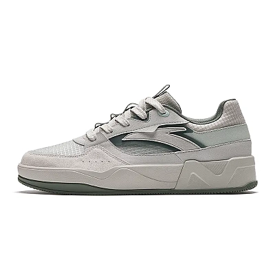 Anta C37 Height Increasing Lightweight Low top Skateboard Shoes Men's Gray Green