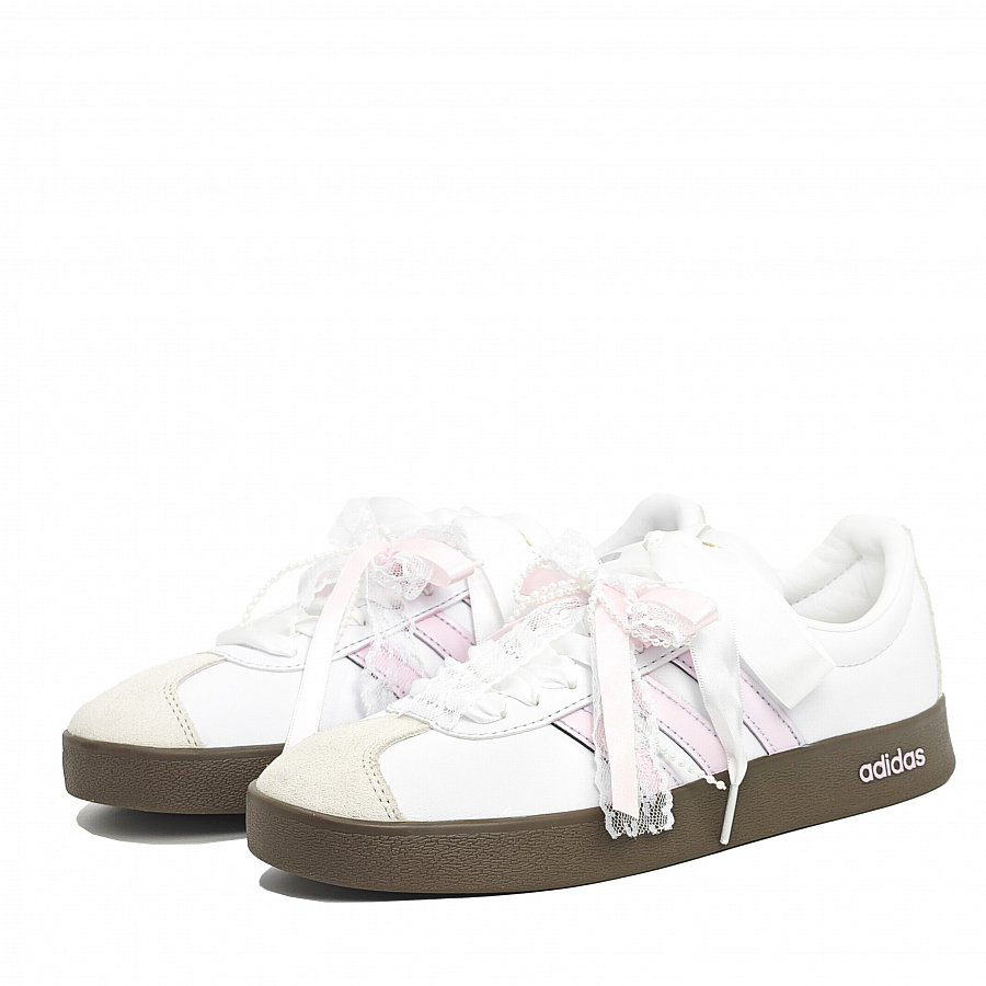 Adidas Neo VL Court 2.0 Fresh Look Girlish Box Low top Skateboard Shoes Unisex Pink White купить в интернет-магазине Yoocart с быстрой доставкой по России.