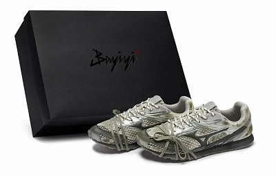 Mizuno LG 60S Casual Shoes Unisex Low top Grey/Green/Silver