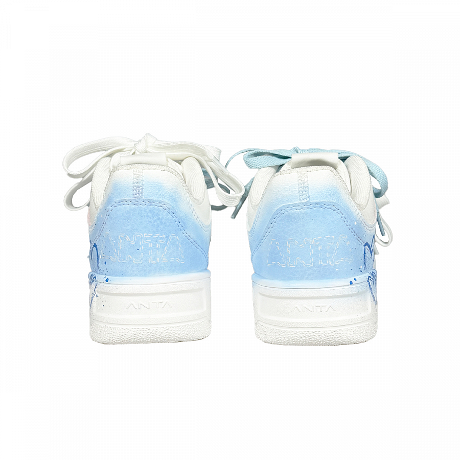 Anta Life Collection Slip Resistant Cushioning Abrasion Resistant Low Top Skateboard Shoes Women's Blue White купить в интернет-магазине Yoocart с быстрой доставкой по России.