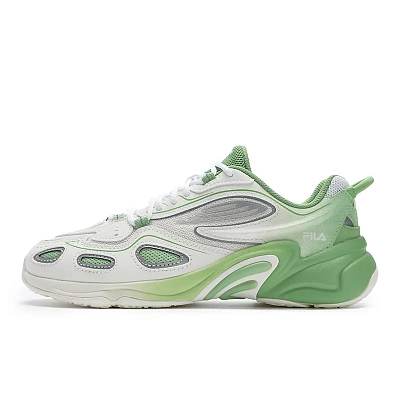 FILA Abrasion Resistant Breathable Coverage Support Running Shoes Women's Slight White Ivory Green