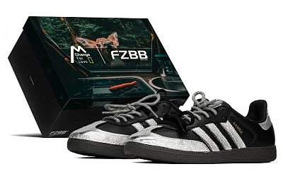 Adidas Originals SAMBA OG Slip Resistant, Abrasion Resistant, Lightweight Low top Skateboard Shoes Unisex Black Silver
